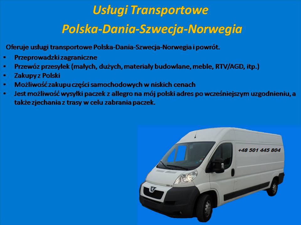 Usługi transportowe
