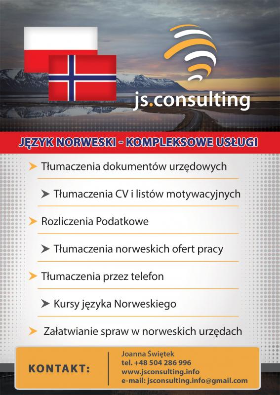 Tłumaczenia/pomoc prawna/sprawy urzędowe Norwegia