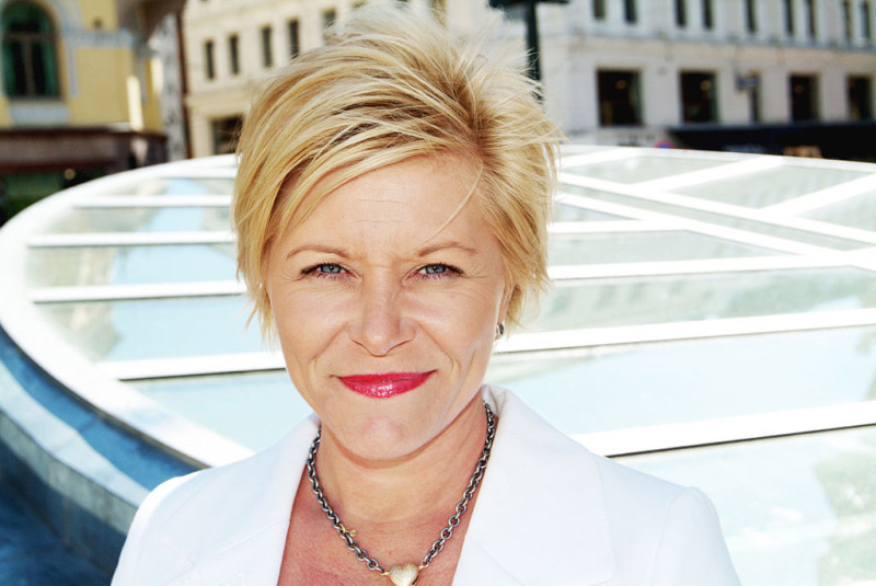 Siv Jensen, przewodnicząca Norweskiej Partii Postępu