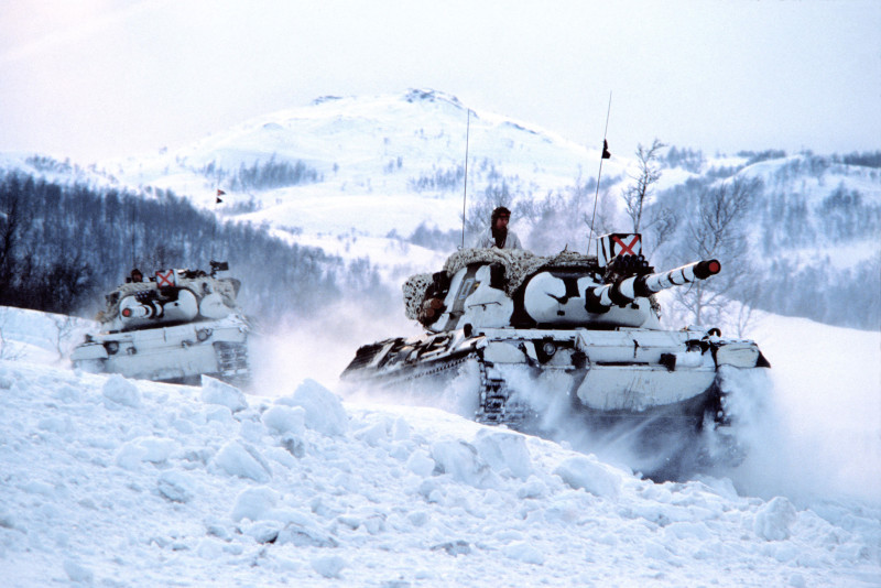 Czołgi należące do norweskiego wojska