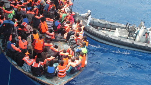 W święta norweski statek ocalił na morzu ponad osiemset uchodźców