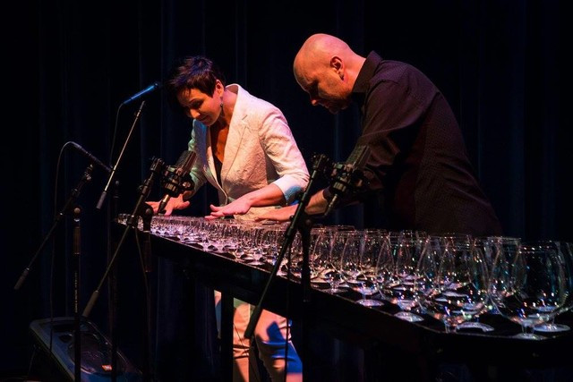 Koncert duetu Glassduo podczas gali w roku 2015
