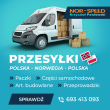 SPRZEDAŻ CZĘŚCI SAMOCHODOWYCH - TRANSPORT PACZEK