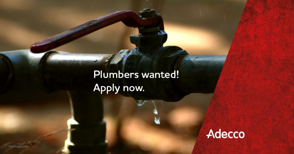 Plumber - where job satisfaction is important