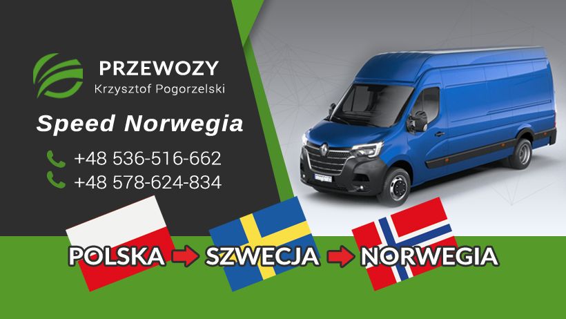 Transport -Polska(Białystok)-Norwegia