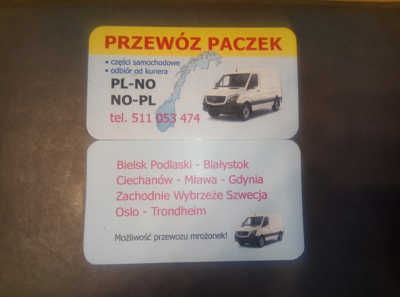 TRANSPORT PACZEK (TRANSPORT PACZEK PRZEWÓZ PACZEK)