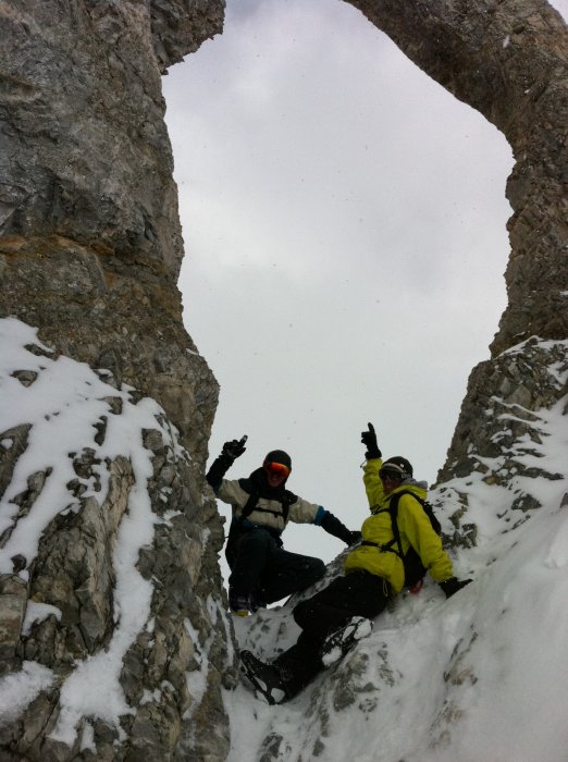 @L’Aiguille Percée (2748m) - "eye of the needle"