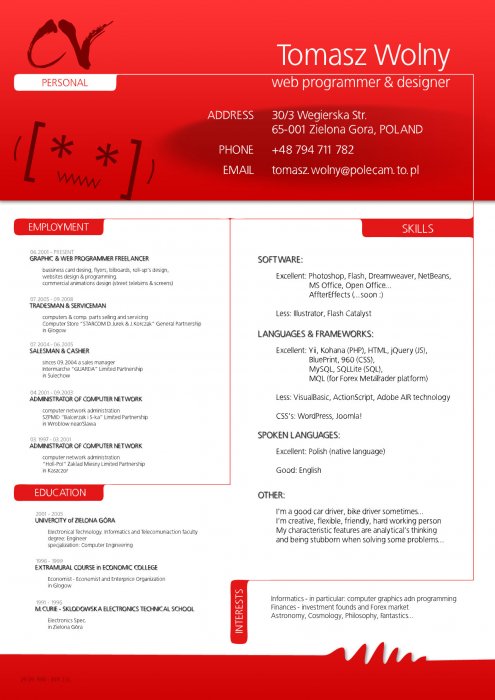 Moje CV