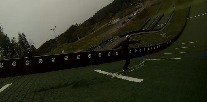 telemark ved første hopp