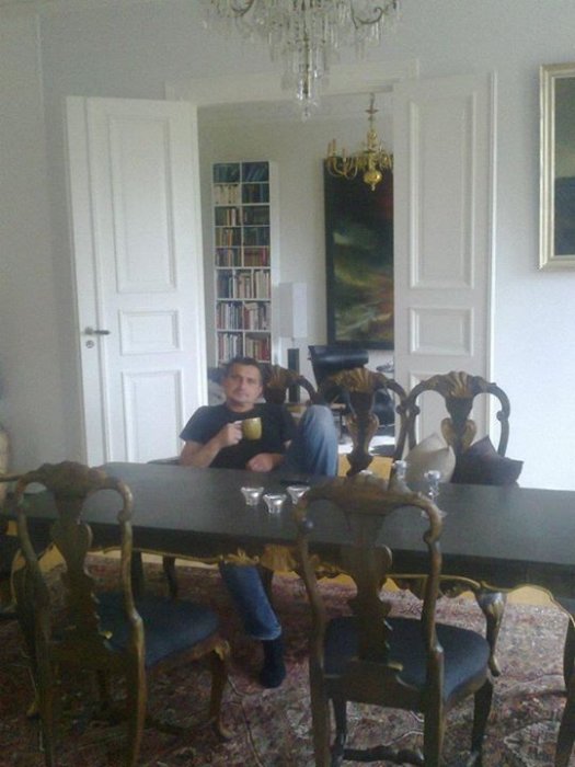 kawka w czasie pracy