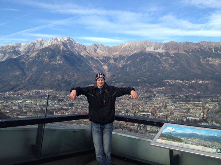 Innsbruck na skoczni .