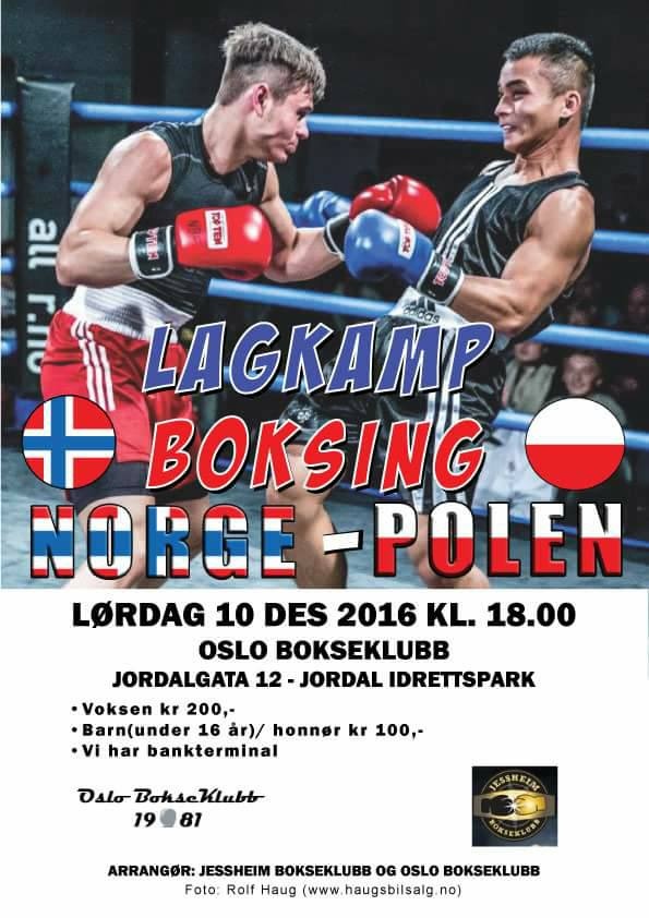 Mecz bokserski Polska-Norwegia