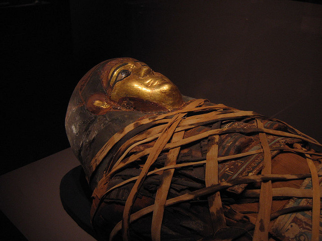 Egipskie mumie w muzeum w Oslo