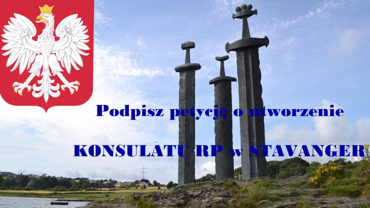 Akcja zbierania podpisów pod petycją dotyczącą utworzenia Konsulatu RP w Stavanger