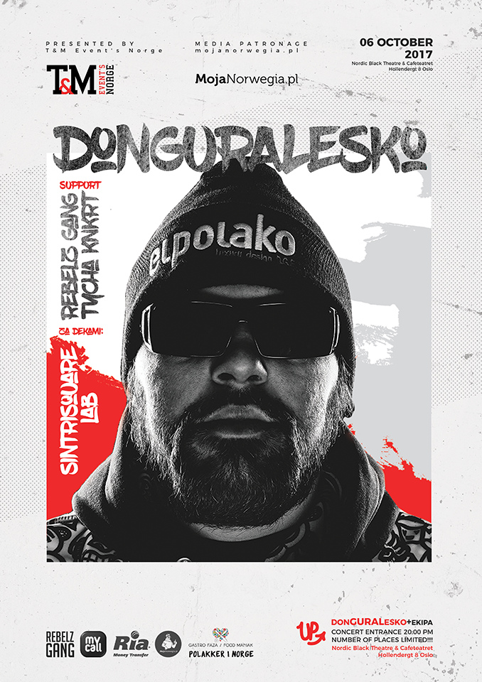 Koncert donGURALesko w Oslo (Norge Tour)