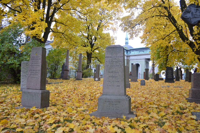 Gamle Aker kirkegård to najstarszy cmantarz w Oslo