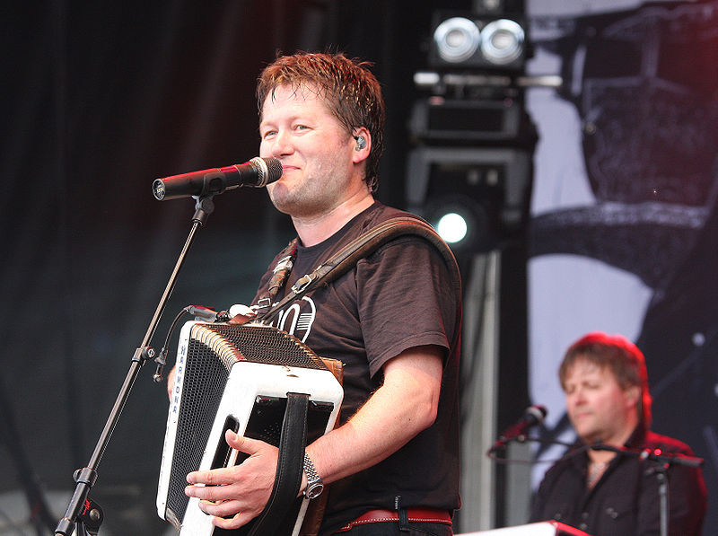 Bjarne Brøndbo podczas jednego z koncertów w 2009 roku. 