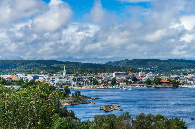 Kristiansand to ósme pod względem wielkości miasto oraz drugi co do wielkości port Norwegii.