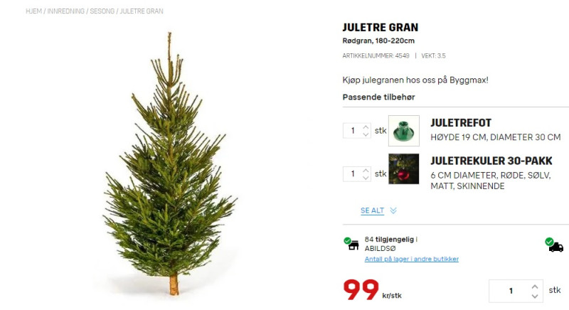 Tak niska cena świątecznego drzewka to prawdziwa okazja. 