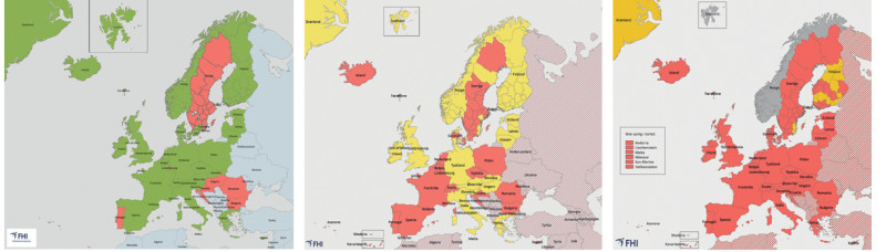 Sytuacja epidemiczna  w Europie lipiec-październik 2020 r