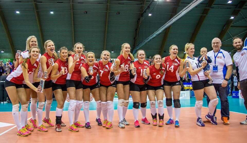 Zwycięska drużyna Oslo Volley.