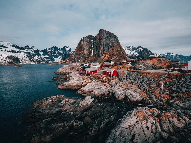 Archipelag Lofoten w Norwegii.