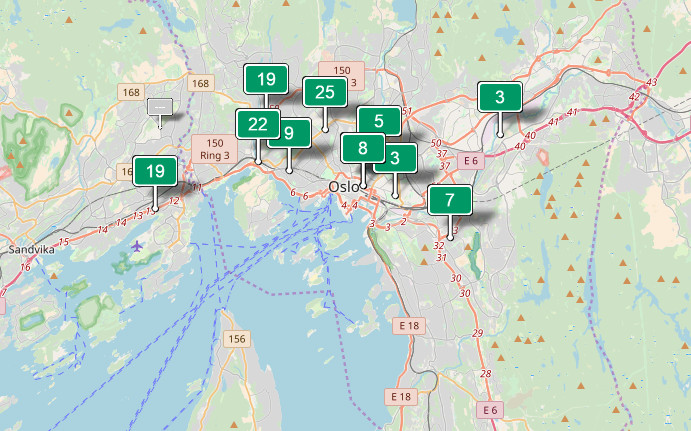 Mimo nakazów ze strony EFTY, wskaźniki zanieczyszczeń powietrza w Oslo nie są niepokojące.