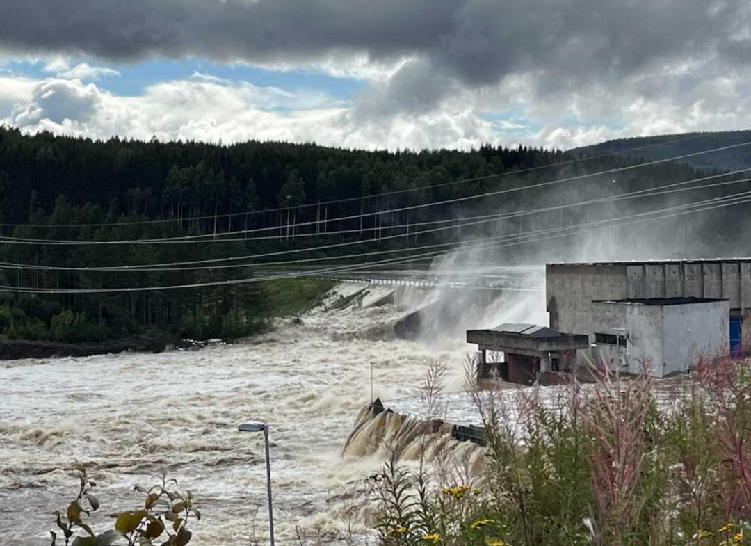 9 sierpnia woda zalała elektrownię Braskereidfoss 