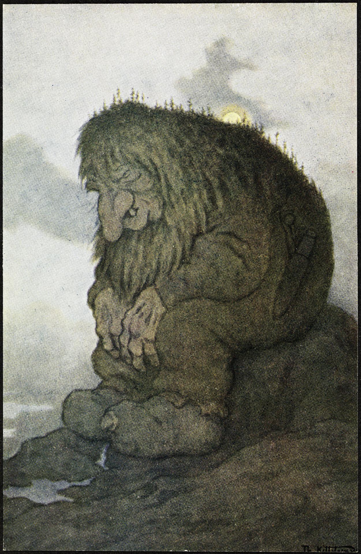 Theodor Kittelse, Trollet som grunner på hvor gammelt det er (Troll który zastanawia się, ile ma lat))
