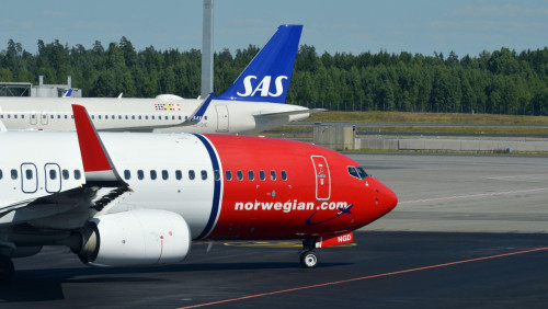 Ciąg dalszy problemów w branży lotniczej: spółki zależne Norwegiana bankrutują, SAS z rekordowymi stratami