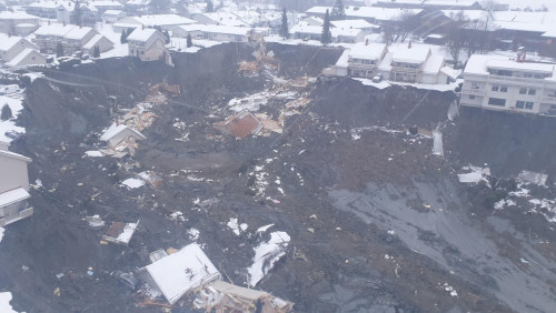 Kolejna ofiara osuwiska w Gjerdrum. Policja i geotechnicy badają przyczyny katastrofy