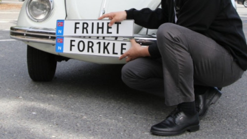 W Norwegii będzie można sprawić sobie spersonalizowaną tablicę rejestracyjną