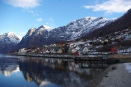 Zimowa podróż nad Sognefjord