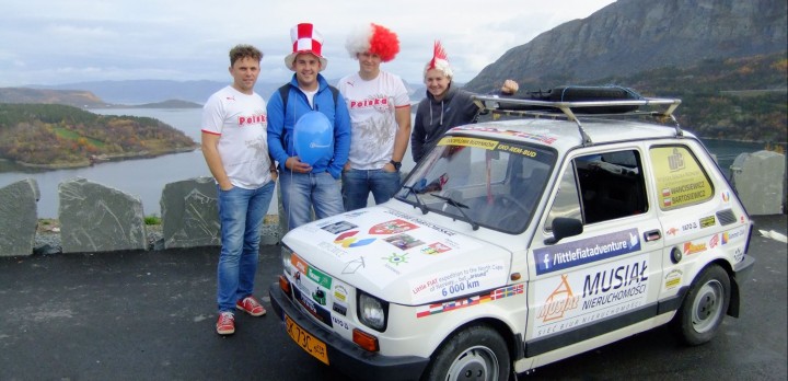 Norweskie safari małym fiatem