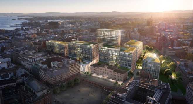 Las biurowców w centrum Oslo? Wybrane projekty regjeringskvartalet budzą sprzeciw polityków