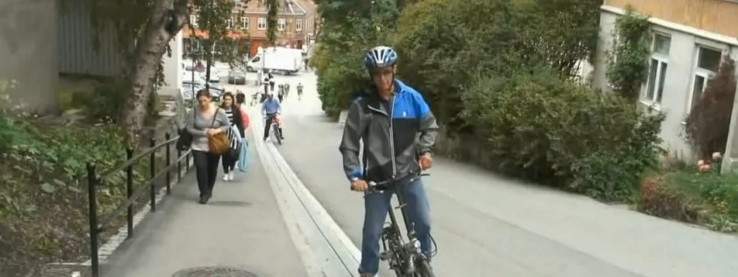 Winda dla rowerów - niezwykły norweski wynalazek 