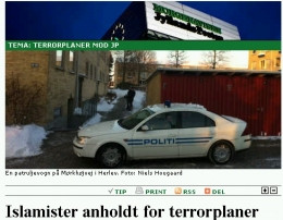 Islamiści aresztowani w związku z planami terrorystycznymi w Danii