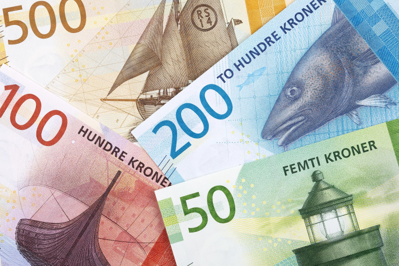 Korona norweska to jedna z najbardziej zależnych od czynników zewnętrznych walut świata.