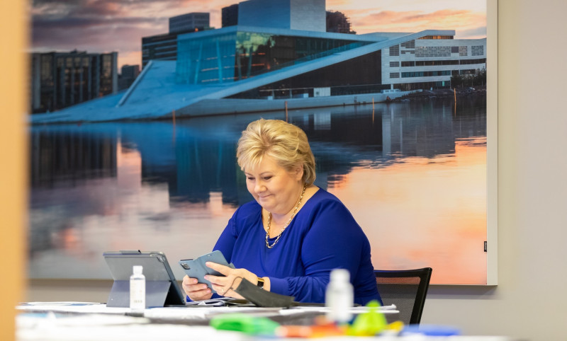 Erna Solberg uważa, że ma jeszcze dużo do zrobienia w norweskiej polityce. Jeśli nie w rządzie, to w opozycji.