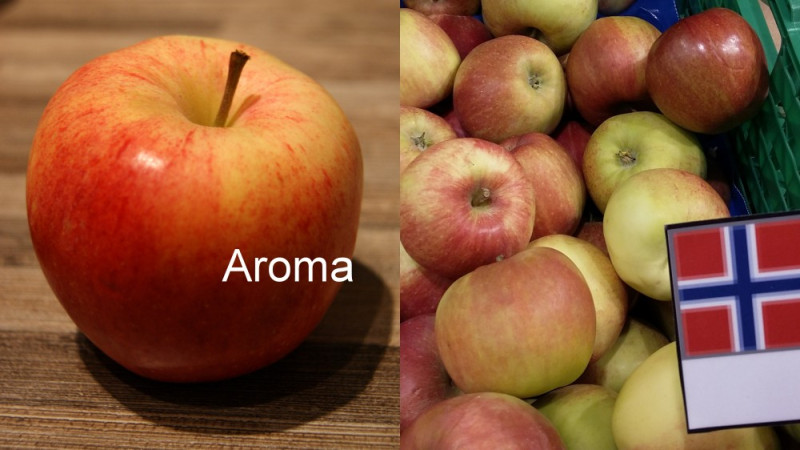Jabłko Aroma dobrze nadaje się jako dodatek do deserów.
