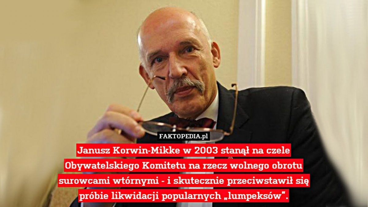 Dla wszystkich przeciwników Janusza Korwin-Mikke