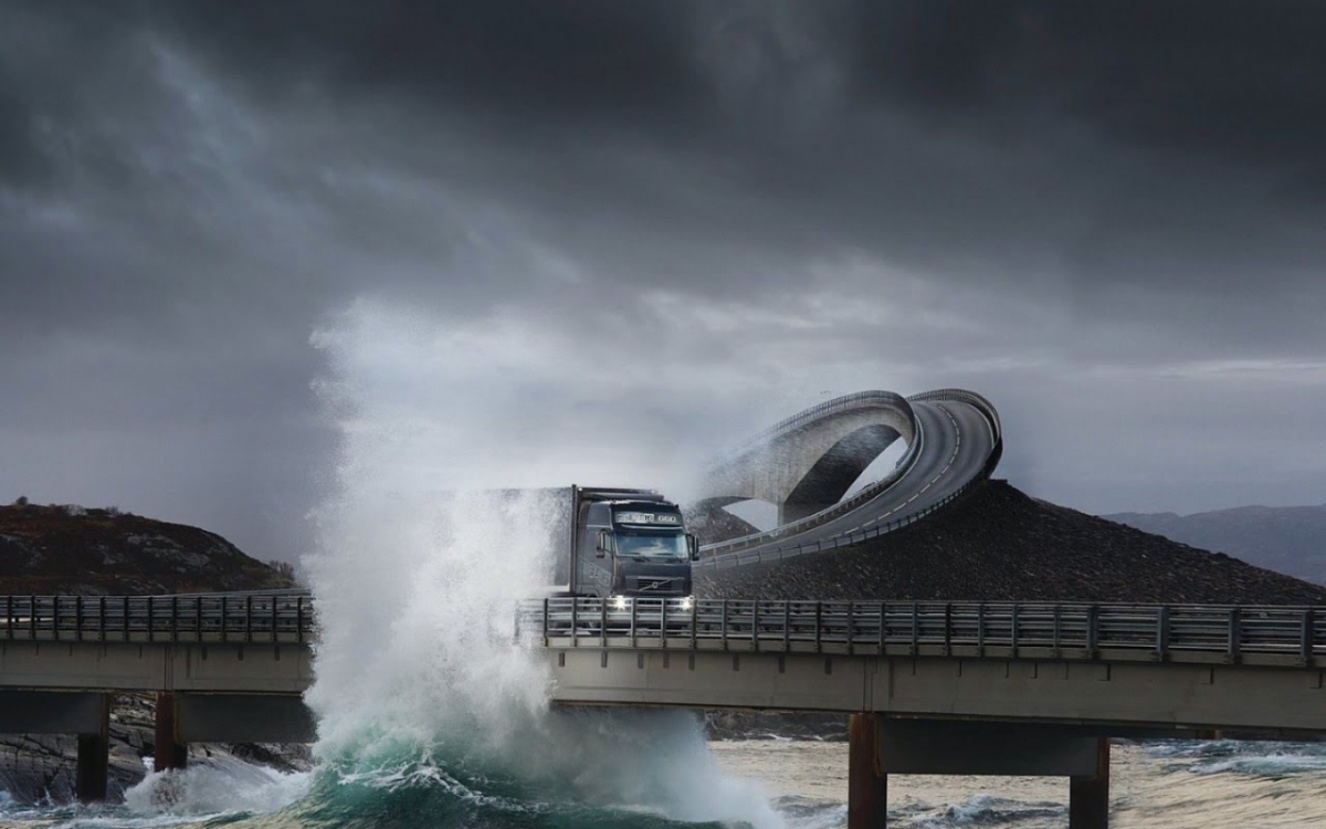 Dangerous and Beautiful Road- Atlantic Ocean Road, Norway