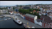 Pittbull drone Pilot Stavanger Centrum z lotu ptaka