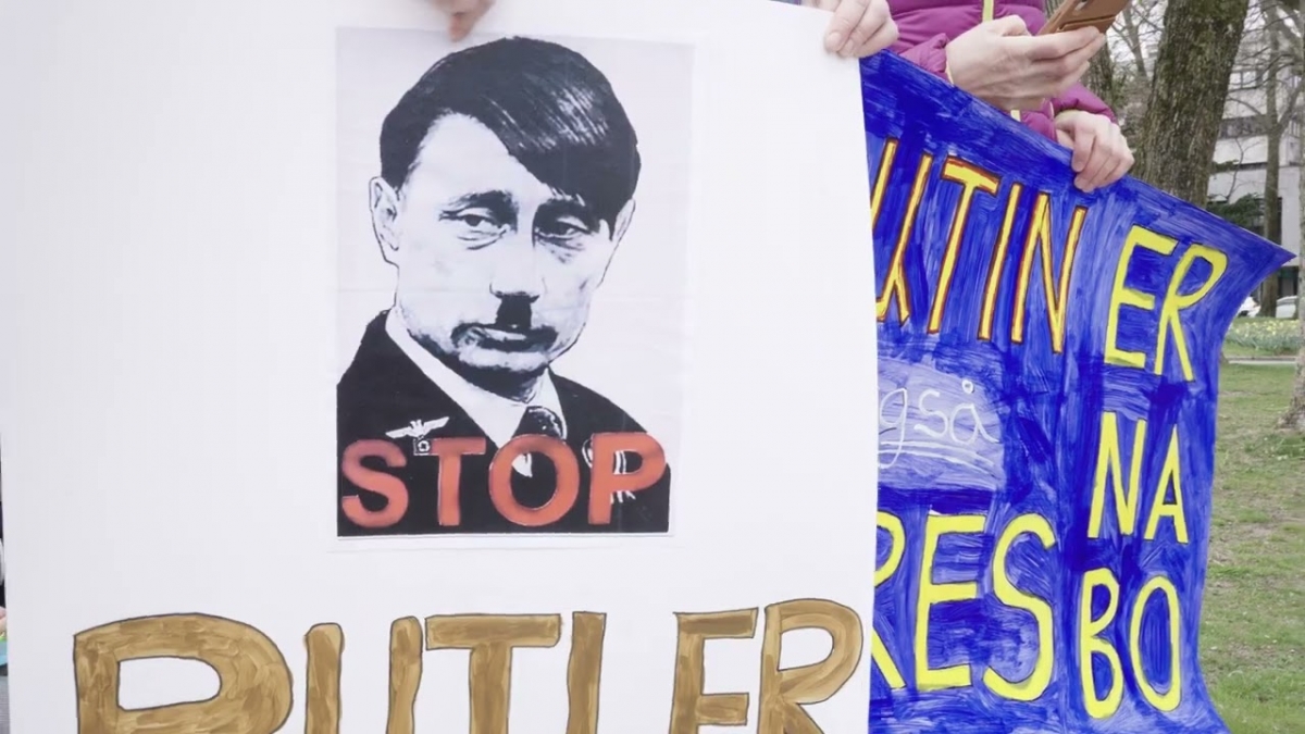 Dwa miesiące walki na Ukraine - Kristiansand