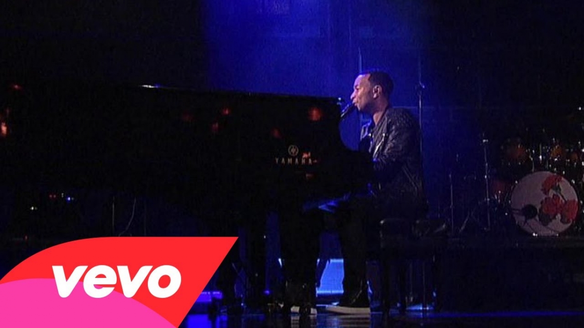 John Legend - All Of Me (Live on Letterman)