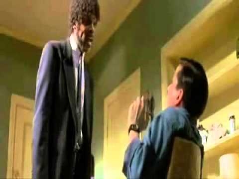 Najlepsza scena z filmu Pulp Fiction - Księga Ezechiela: 25,17
