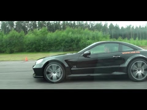 AG Nissan GT-R 851 HP (E85) vs Mercedes SL65 AMG Black Seriesx2