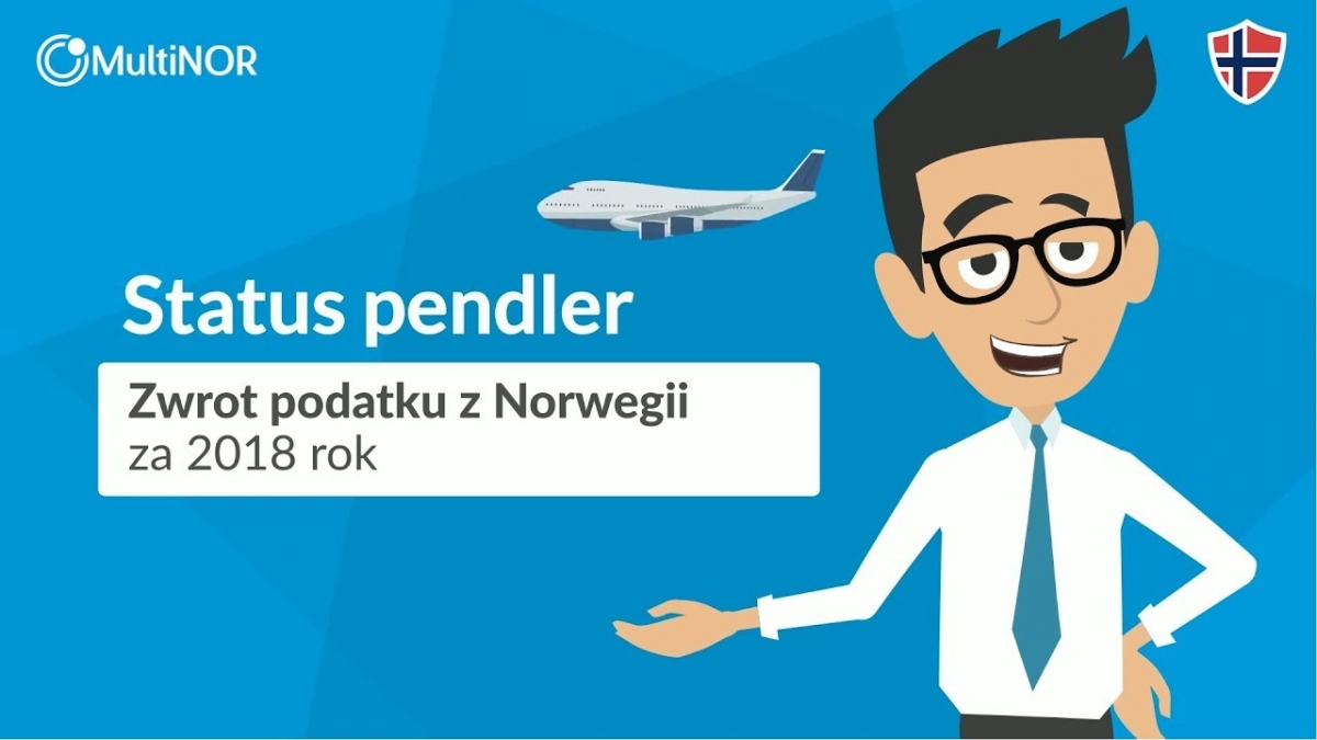 Status pendler - zwrot podatku z Norwegii za 2018 rok
