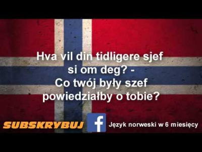 Szybka i skuteczna nauka języka norweskiego -  rozmowa kwalifikacyjna po norwesku część 2