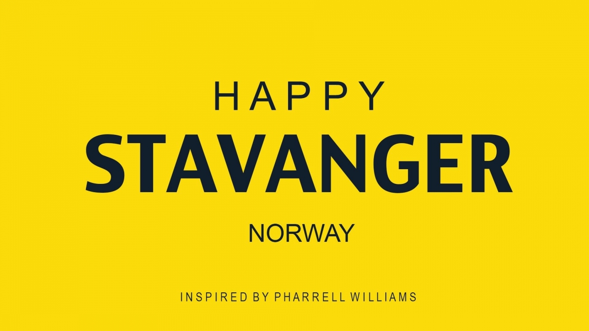 Pharrell Williams -- HAPPY (We are from Stavanger, Norway)  #HAPPYDAY